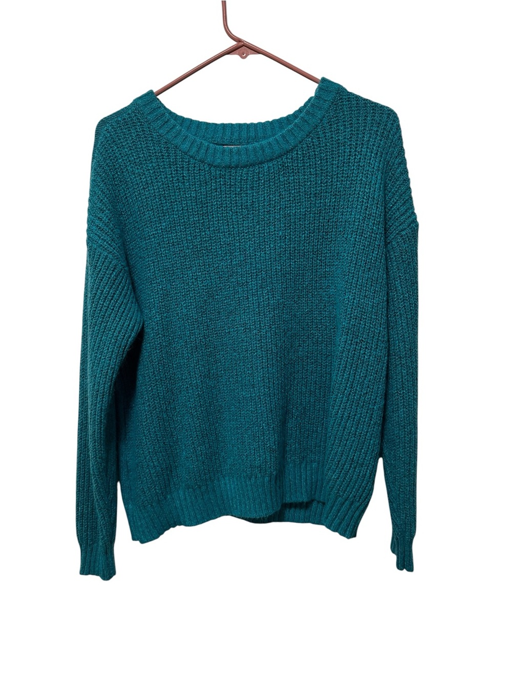 EVRI Teal Green Crewneck Sweater - Women